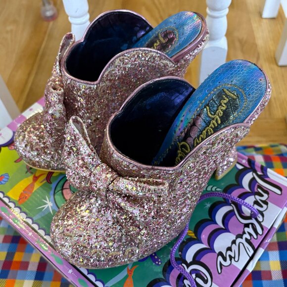 Irregular Choice Glitter Queen Mules Size 39 - Picture 8 of 8